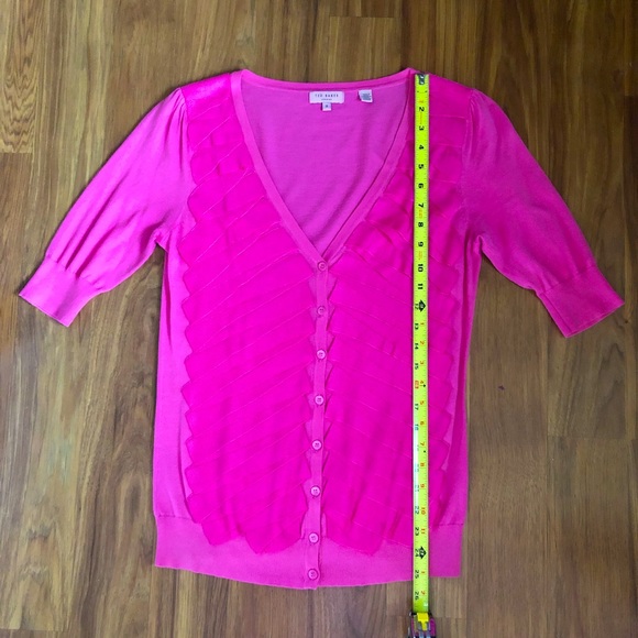 Ted Baker Hot Pink Romany Cardigan - Picture 9 of 12